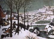 Pieter Bruegel hunters in the snow oil on canvas